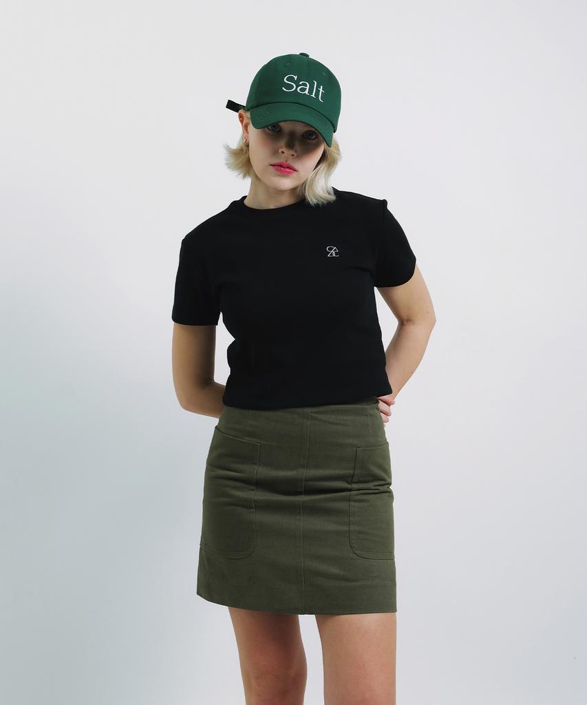 Solteuaenchokollis Sac Out-Pocket Skirt Khaki 4W231Z001
