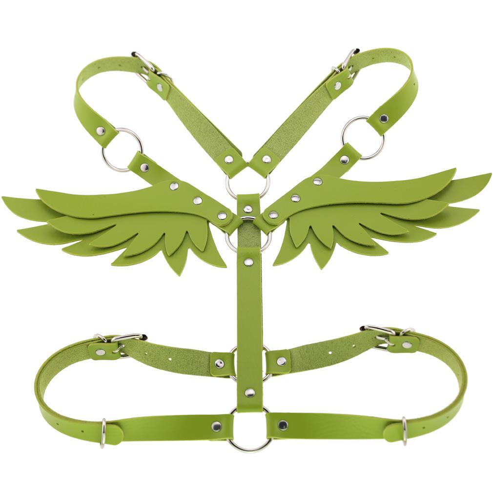 Sexy Wings Leather Body Harness Woman Men Fashion Goth Punk Strap Festival Girls Lingerie Cosplay Jewelry Practical Household Product
