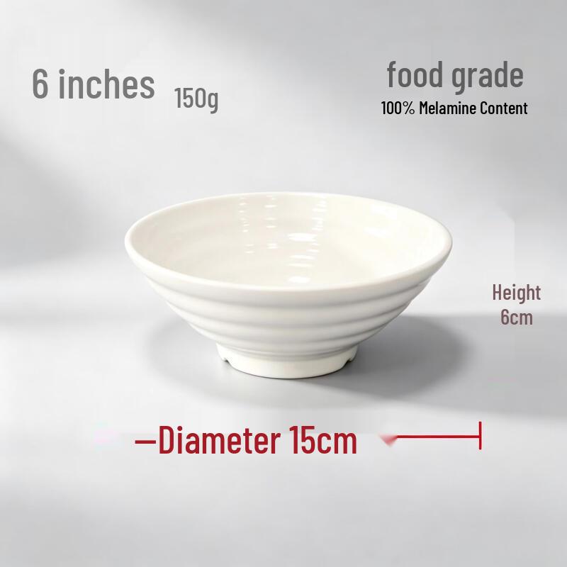 ChefBoat A5 Melamine 6-inch Conical Ramen Bowl