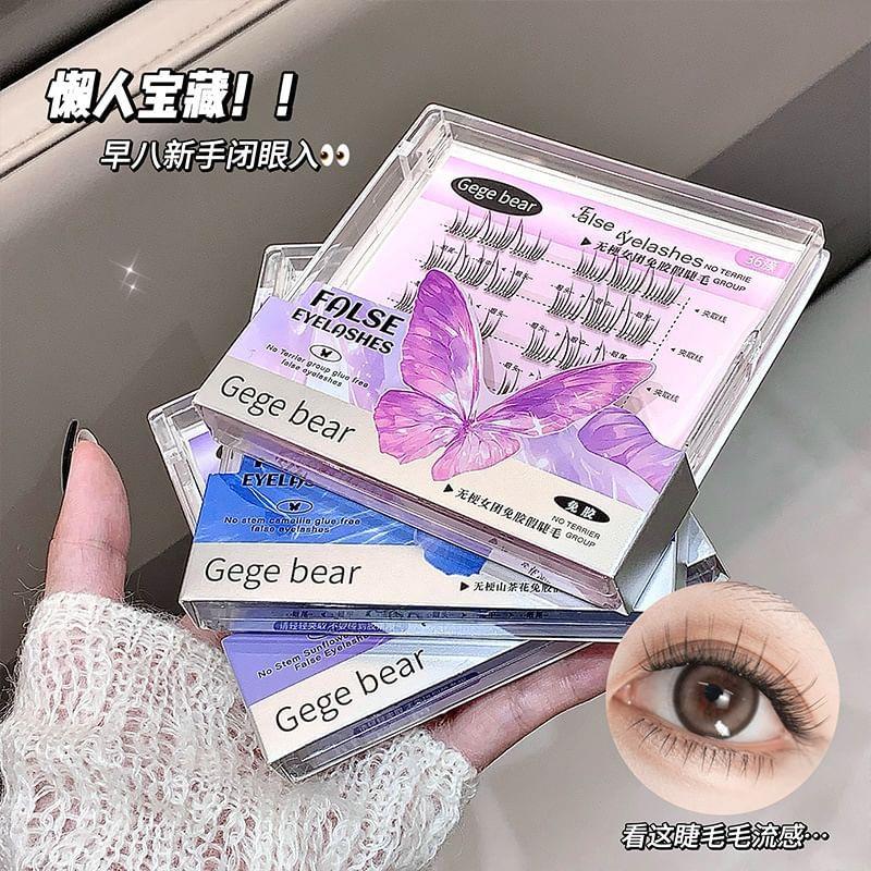 Gege Bear - No Terrier Glue Free False Eyelashes - Sunflower