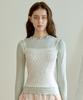 PINK PINEAPPLE Basic Sheer T-Shirt_Mint