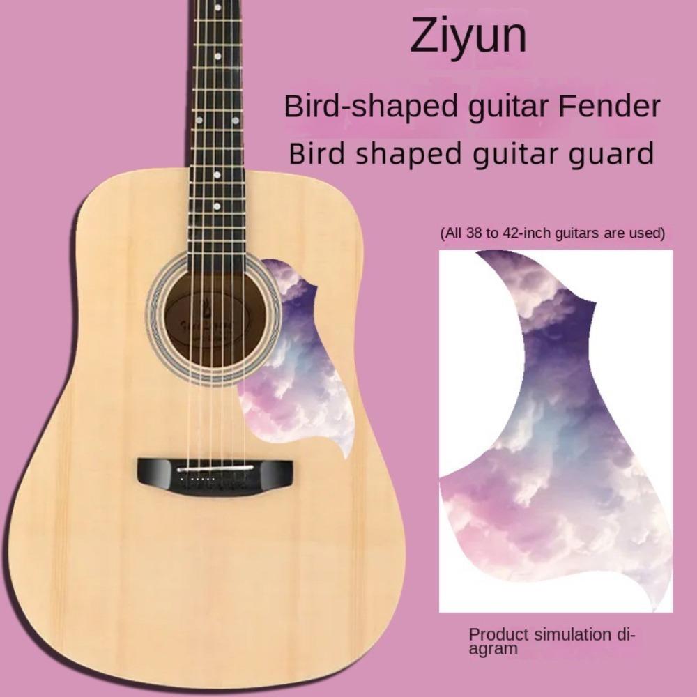 Self-adhesive Professional Guitar Pickguard Accessory Self-adhesive Pick Guard Sticker  Girl Gifts