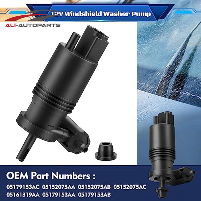 Windshield Wiper Washer Pump 05179153AC for Chrysler Dodge Caliber Durango Grand Journey Nitro Jeep 6 Cyl 3.6L