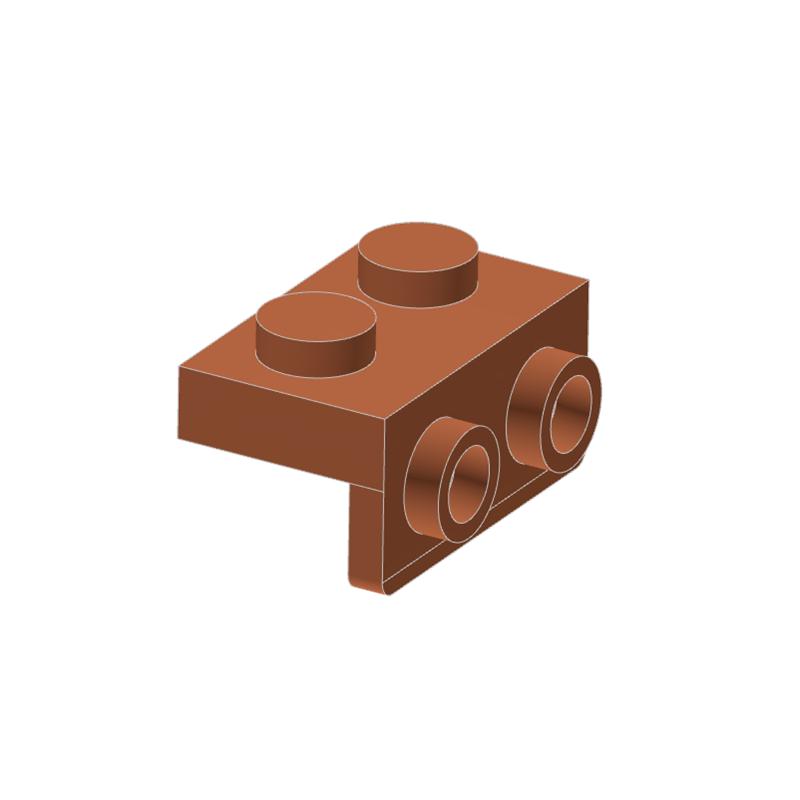 Non-Toxic 50G/97Pcs 99781 Bracket 1X2 - 1X2 Block Moc Color Accessories Compatible With Brick Diy Children'S Toy Assembly Parts