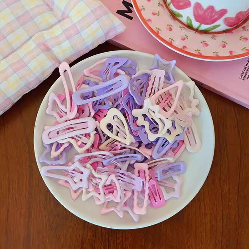 Korean-Style Sweet Dopamine-Colored Girls' Bangs Hair Clip Women'S Small Colorful BB Hair Accessory