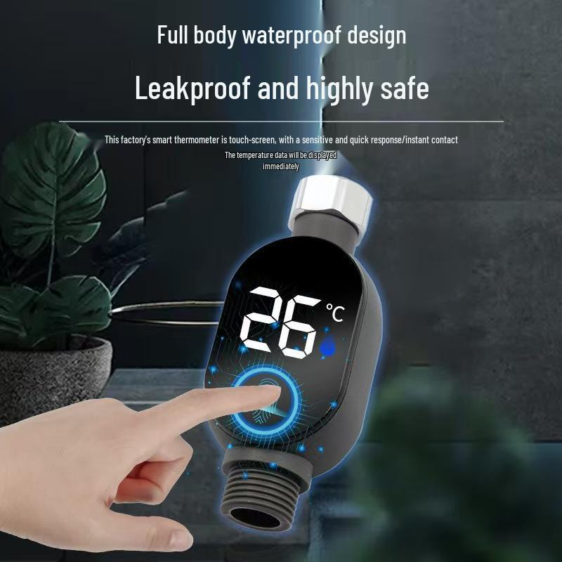 

Universal LED Faucet Thermometer for Baby and Children s Baths No чорний