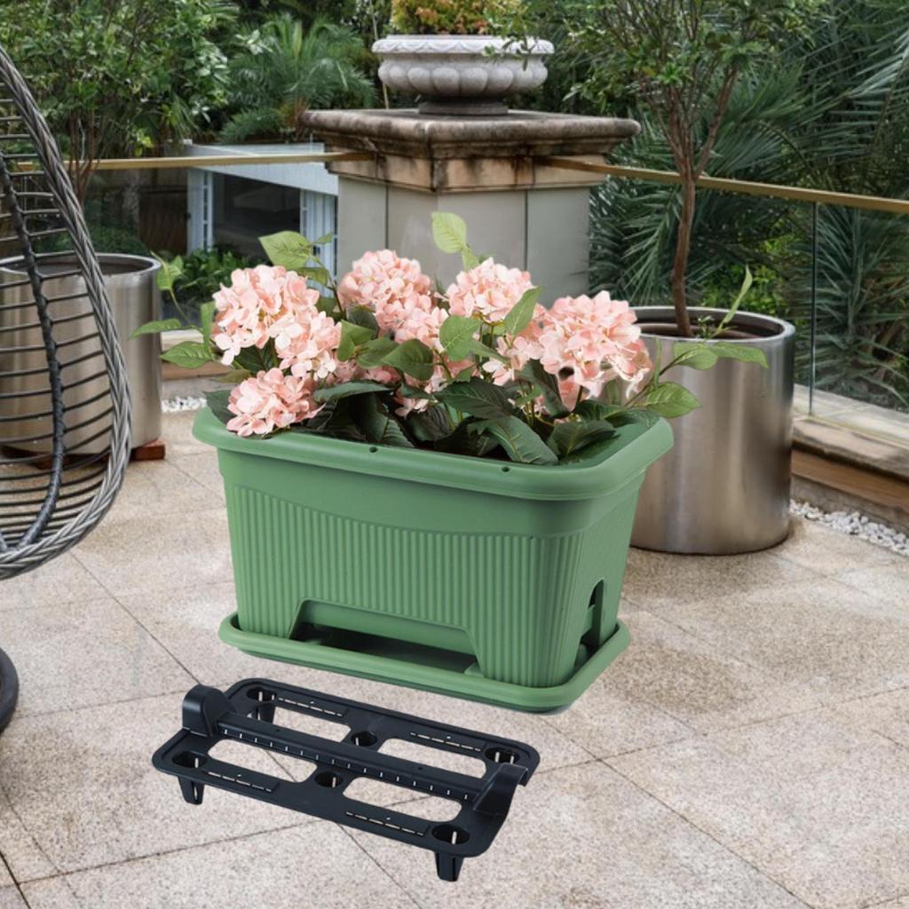 Donica Flower Box o Dużej Pojemności, Pojemnik do Uprawy Warzyw na Werandę, do Gospodarstwa Domowego