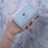 Women's Heart-Shaped Mini Coin Purse & Card Holder - Cute Three-Fold Zipper Wallet with Large Capacity