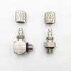 10Pcs Male Thread Micro Quick Twist Joint 3mm 4mm 6mm OD PL/PC Air Tube Connector Brass M3 M4 M5 M6 Quick Fitting Fast Joint