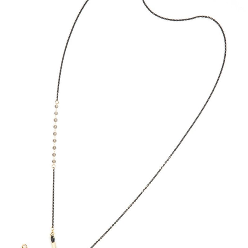 

Пружинные струны Маленькая хрустальная цепочка _ Черный/Серый (2color) Black