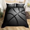 3D Basketball Duvet Cover King For Teen Boys Kids Fire Water Sports Bedding Set Ball Game Quilt Cover With Pillowcase