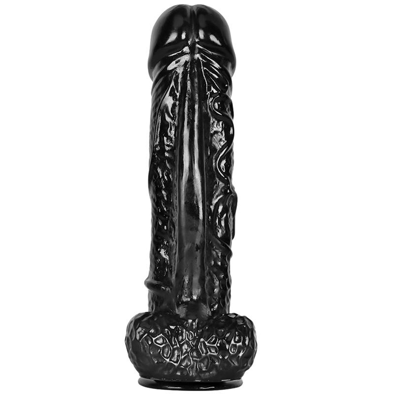 8.5cm Oversized Super Long Thick Simulation Fake Big Penis Ashes Anal Plug Backyard Chrysanthemum Toy Dildo