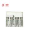 10pcs/box Dental Diamond Burs Drill FG Diamond 1.6mm Shank for High Speed Handpiece Burs