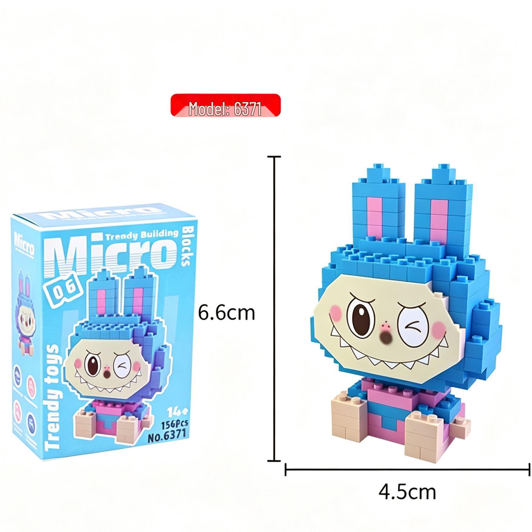 Bubu Micro-Particle 3D Building Blocks - Educational Cartoon Toy for Boys and Girls