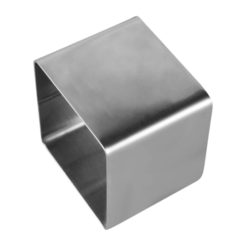 Stainless Steel Cake Ring 3 Inch Square Mousse Mould Baking Pastry Dessert Tool Cookie Cutter Oven Safe Kitchen Barware