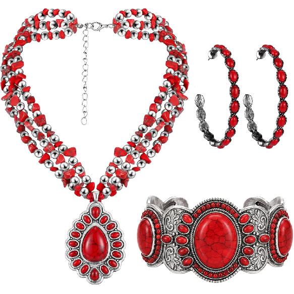 Inbagi 3 Pcs Boho Western Jewelry for Women