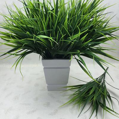 1 Bouquet Artificial Plant 7 Branches Realistic Plastic Fresh 56 Leaves Simulation Bush for Garden