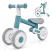 Goplus Pedal-less Tricycle Baby Bike Kids Bike Indoor Toddler Baby Girl Boy Mini Bike Cute Foldable Quiet Lightweight Core Training Christmas Birthday