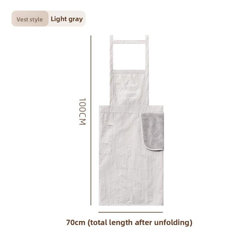 Modern Minimalist Waterproof Breathable Apron For Home Cooking And Food Stain Protection