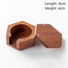 51/53/58mm Coffee Filter Paper Box Solid Wood Round Mocha Pot Filter Paper Box with Cover Lid Coffee Paper Filter Storage Box