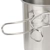 2 stücke Edelstahl Kochen Tasse Becher Faltbare Outdoor Camp Kochtopf Camping Kochgeschirr