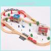 Wooden Train Track Puzzle With 88 Pieces For Childrens Educational Play