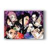 Japanese Anime Demon Slayer Posters And Prints Pictures On The Wall Vintage Poster Decorative Home Decor Tableau