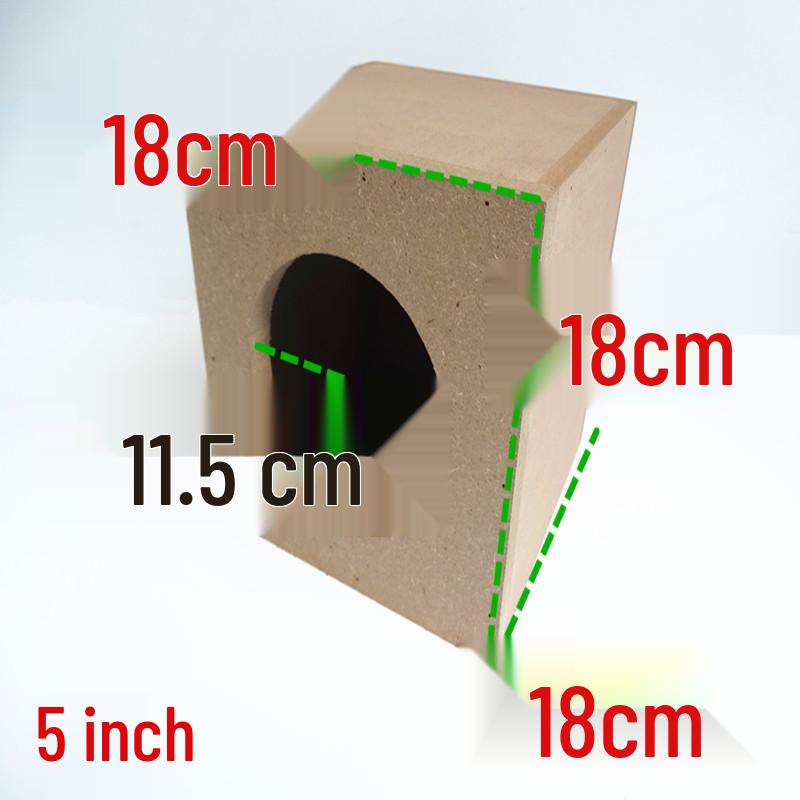 Квадратный корпус сабвуфера под дерево для динамиков 4-8 дюймов - Модификация автомобильного аудио