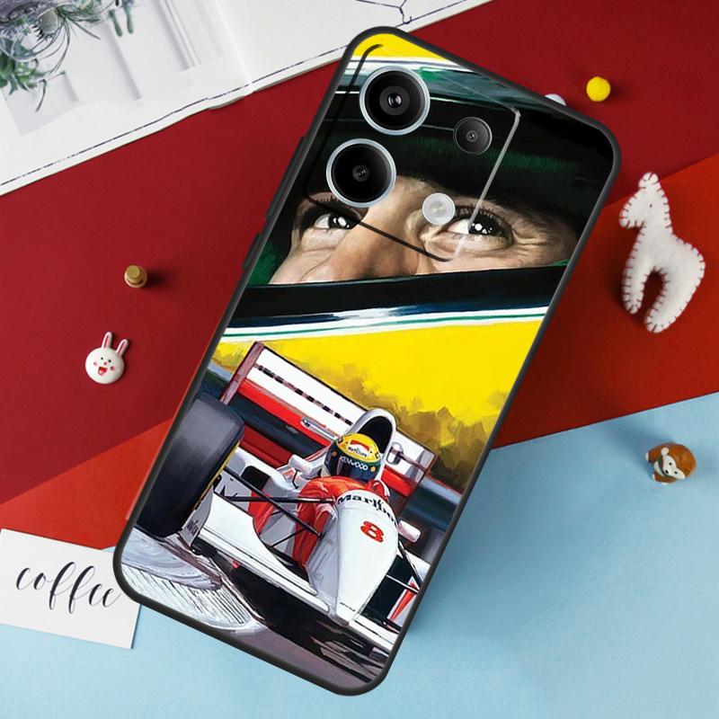 

Чехол для гонок Ayrton Senna F1 для Xiaomi Redmi 12 13C 12C 10C 9C Redmi Note 13 9 10 11 12 Pro 9S 10S 11S 12S Redmi Note 13 Pro 4G