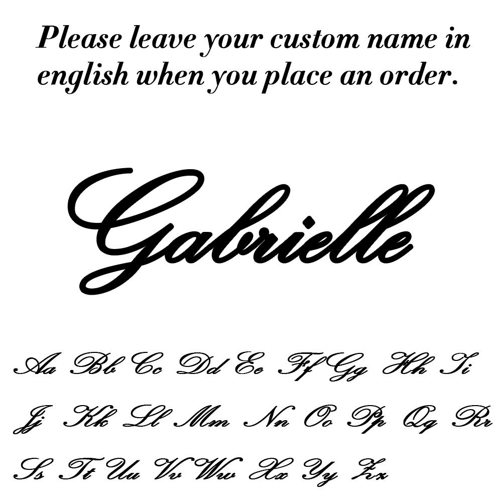 Lucktune Custom Name Hoop Earring Stainless Steel Personalized Letter Nameplate Earrings for Women Jewelry Valentine's Day Gifts