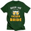 Beer Me I'm Father of The Bride Summer Tshirts Black T Shirt Men Clothes Funny Graphic Tshirt Harajuku Shirt Hip Hop T-shirts