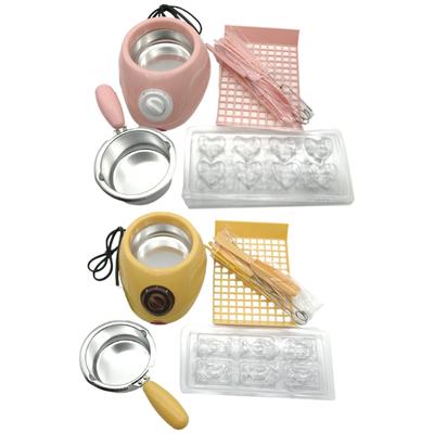 Elektryczny topiarka do czekolady Trwały plastikowy garnek do topienia gorącej czekolady ze stali nierdzewnej Elektryczny topiarka do fondue
