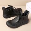 2026 Women's Ankle Boots Flats Fashion Dress Shoes Lace Up Casual Woman Sport Shoes Winter Cozy New Walking Mujer Chelsea Boots