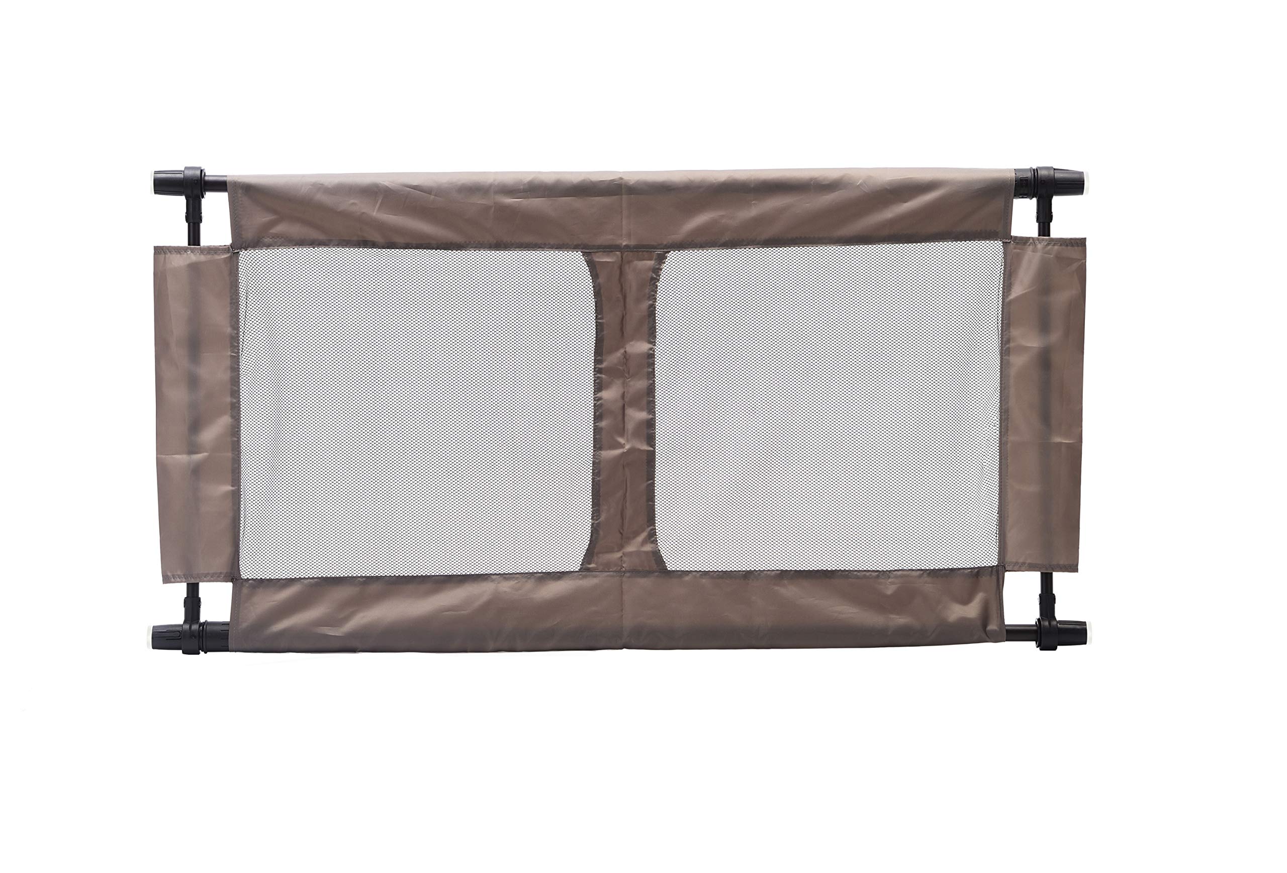 

GREEN LIFE Creomey Baby для детей ростом 60 см для легкого шага взрослого Средняя ширина Забор, Средний, 6-24 месяца, свыше, CBF-M-AZ, Коричневый, (Установка