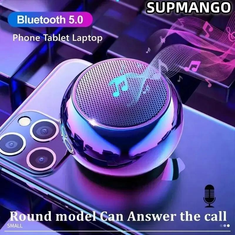 Wireless Bluetooth Speaker Portable Small Steel Subwoofer Outdoor Mini Bluetooth Small Speaker