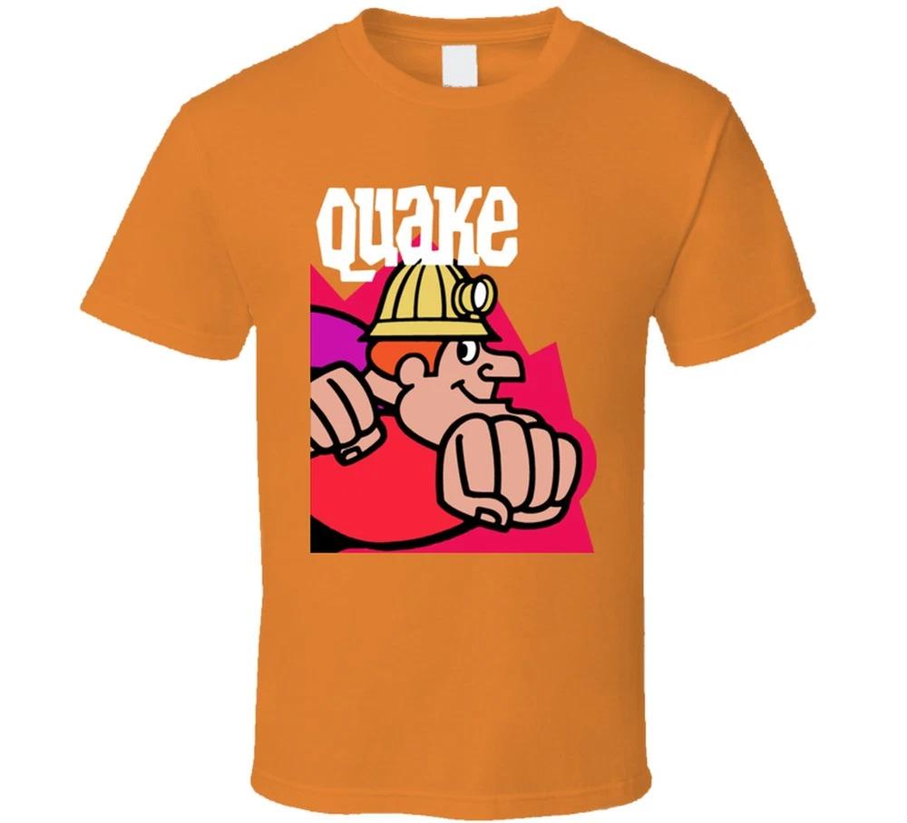 Quake Cereal Box Retro Funny Joke Power T Shirt S