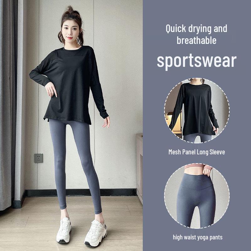 

2024 Women s Autumn Long Sleeve Running Sweatshirt – Professional Training Pullover S