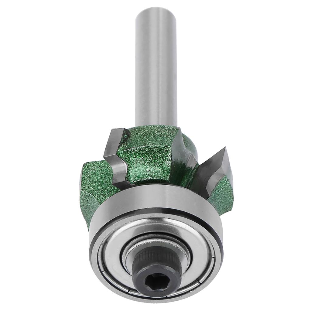 Woodworking Milling Cutter 4 Teeth Trimming Cutter Edge Trimmer Router Bit (R2)