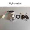 LMoDri Motorcycle Ignition Key Motorbike Ignition Switch Electric Bike Scooter E-bike Electric Lock With 2