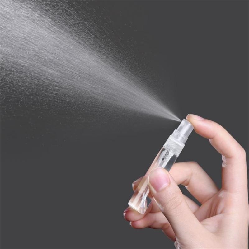 50/100PCS 2ML 3ML 5ML 10ML Gold Mini Empty Cosmetics Bottle Perfume Glass Bottle Sample Thin Glass Vials Wholesale 2#