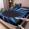 2025 Exclusive 5D Black Hole Digital Print Fitted Sheet & Pillowcase Set