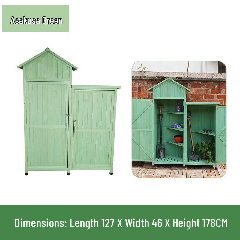 Outdoor Anti-Corrosion Sunscreen Storage Cabinet for Garden and Courtyard