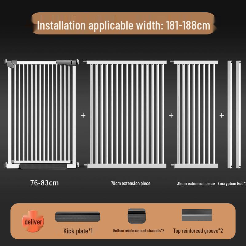 Secure Cat-Proof Indoor Pet Barrier: Encrypted, Elevated Fence—Punch-Free Design for Cats and Dogs, Ideal for Balconies and Partitions.