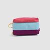 Color Block Crossbody Bag with Mountain Print Design Lightweight Shoulder Bag for Outdoor and Daily Use