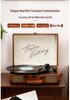Portable Retro Bluetooth Vinyl Turntable and Multifunctional Speaker