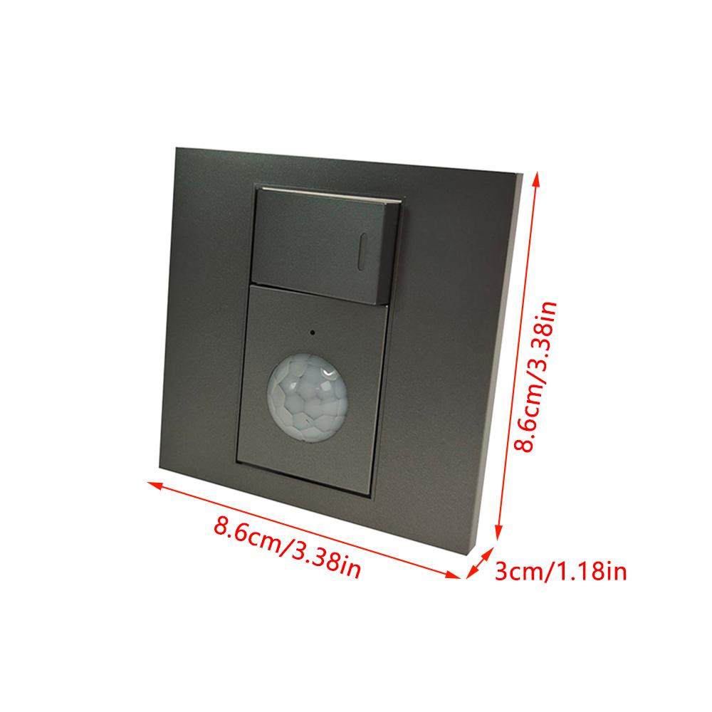 Motion Sensor Light Switch PIR In Wall Sensor Switch Occupancy Sensor Light Switch AC110-240V for Household