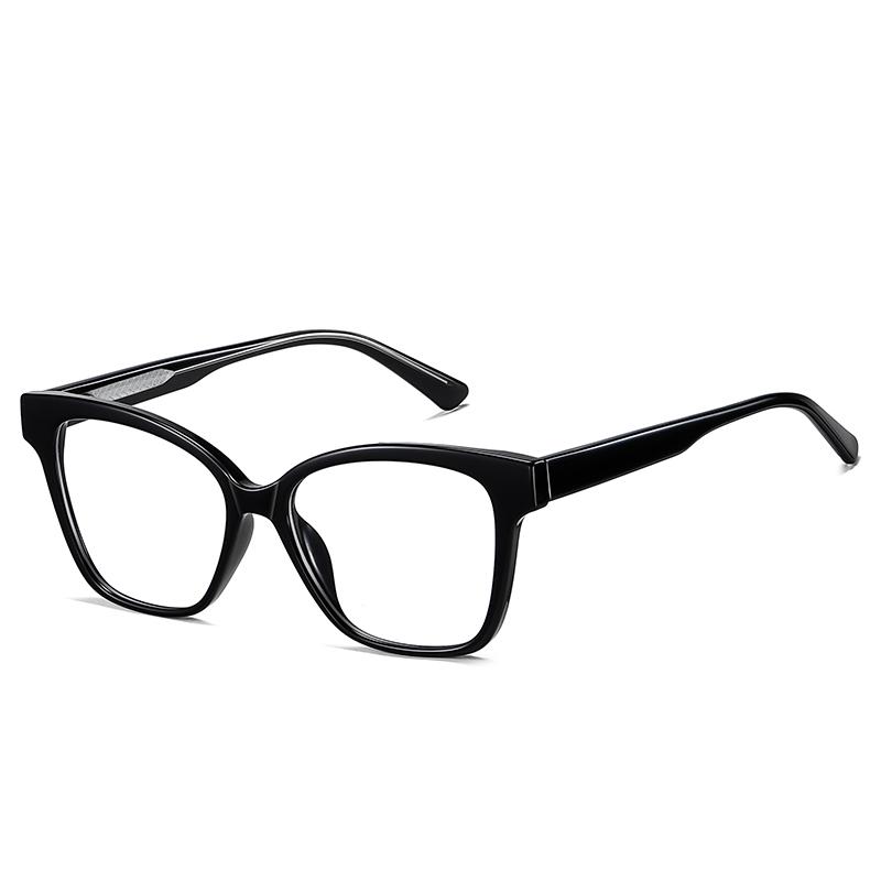 0 -0.5 -0.75 To -6.0  Anti Blue Rays Oval Prescription Spectacles With Cylinder Vintage Spring Hinge Short-Sight Eyewear