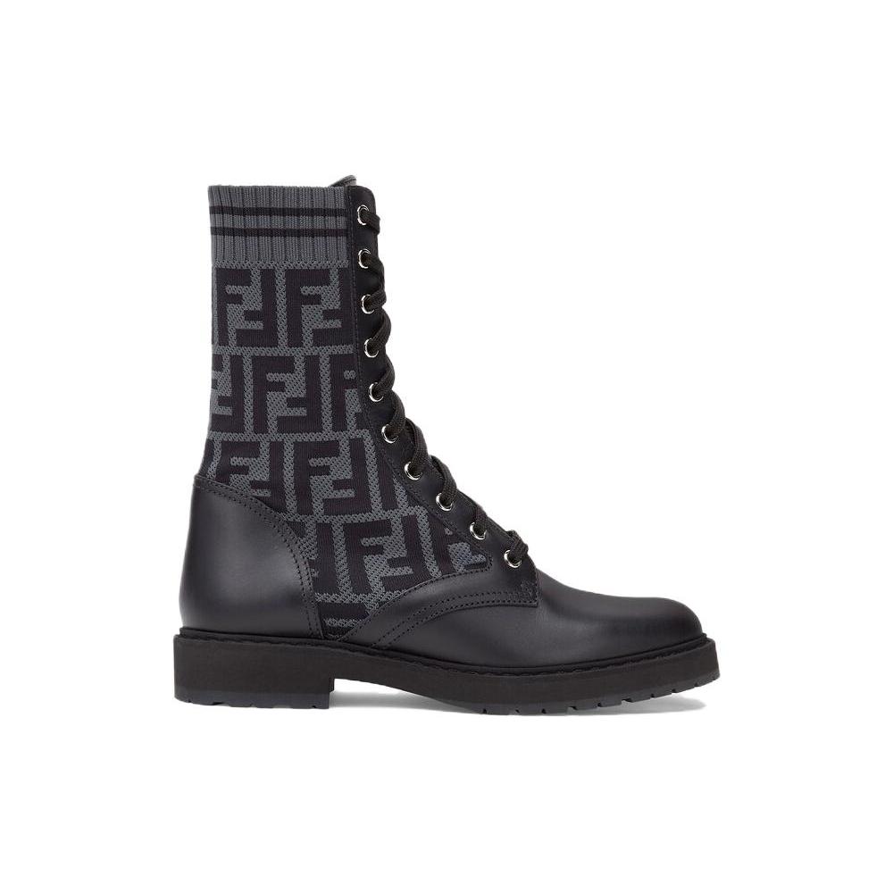 FENDI FF Rockoko Biker Boot 'Black' 8T6780A8C7F1D0I