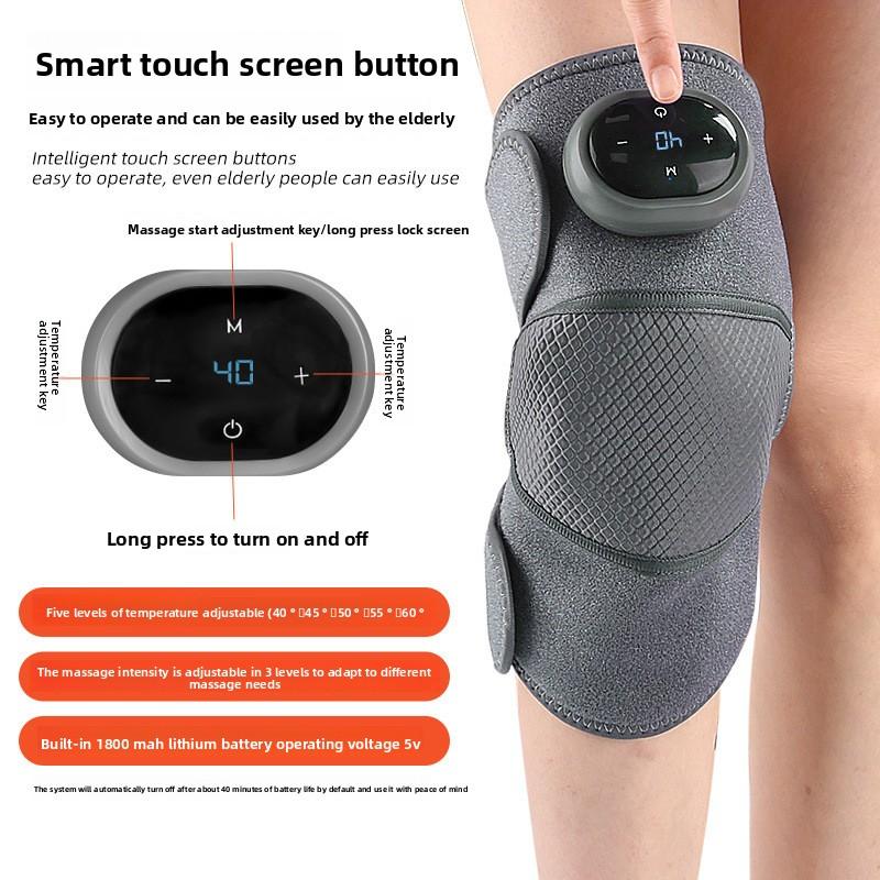 Battery Knee Massage Hot Compress Warm Knee Pads Knee Massage Electric Hot Compress Massage Protective Gear