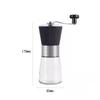Portable, 160ml Capacity Ceramic Coffee Mill with Adjustable Coarseness, Transparent Cover for Viewing Inside, Perfect for Travel, Camping, Office,